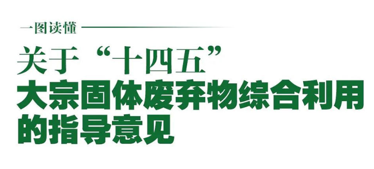 國家發(fā)改委等10部門聯(lián)合發(fā)布《關(guān)于“十四五”大宗固體廢棄物綜合利用的指導意見》